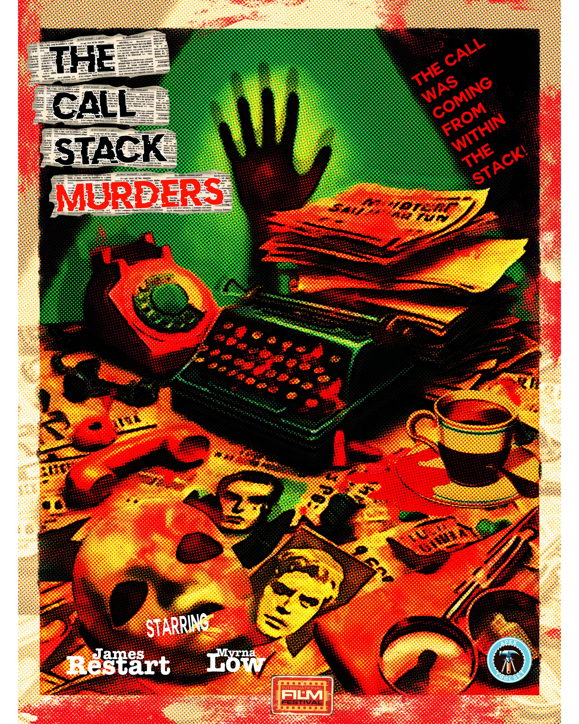 The call stack murders print artwork