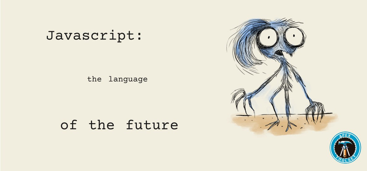 Javascript; language of the future cup artwork