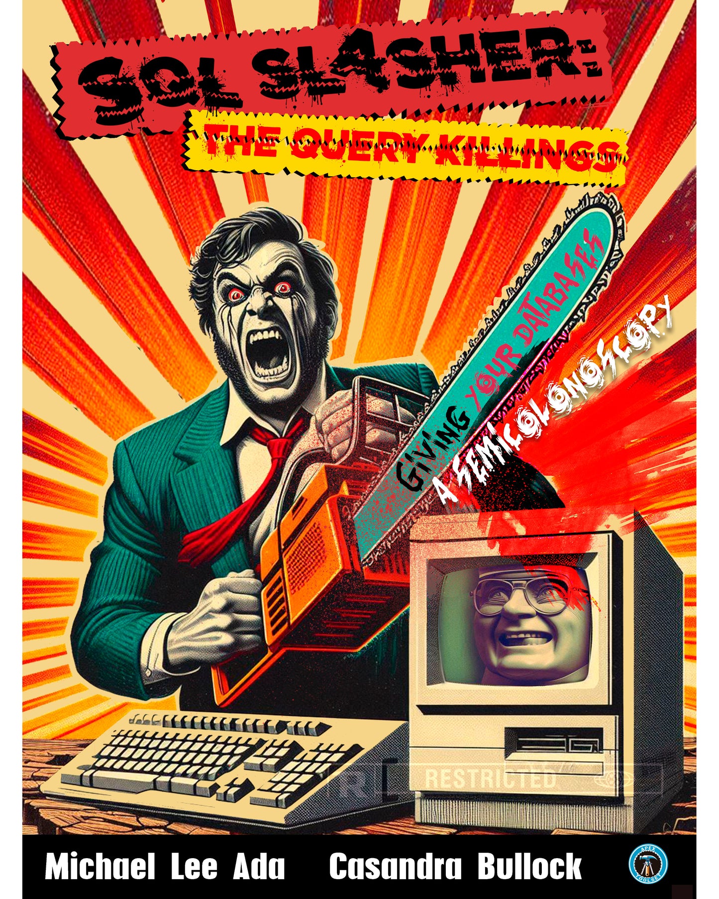 SQL Slasher: The query killings t-shirt artwork